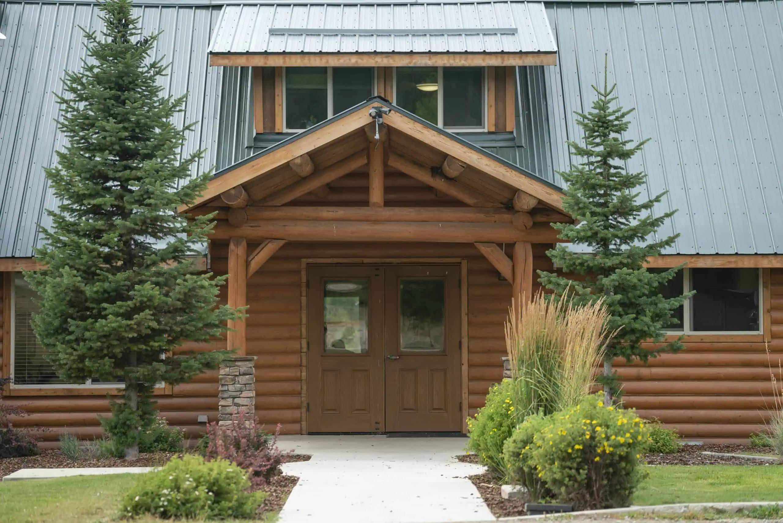 Entrance to Turning Winds, a residential treatment for teen mental health in Montana