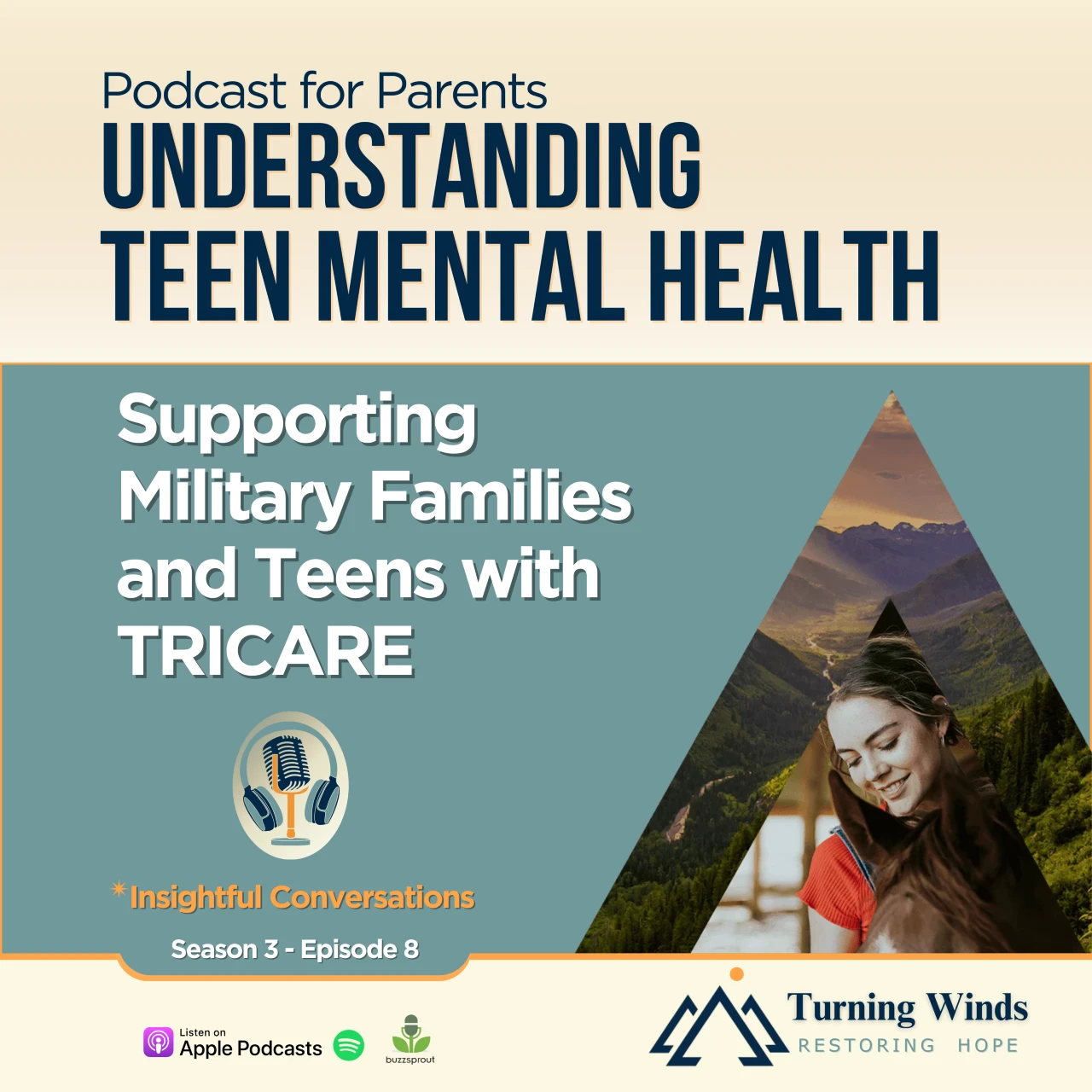 S3 Episode 8 - Supporting Military Families and Teens with Tricare
